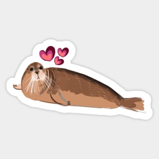 Bearded seal Sticker